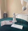 Banksy the girl with heart balloon- 全白 商品缩略图1