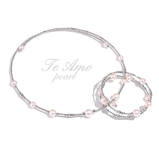 【小公主】淡水珍珠项圈 / 发箍 /手链两用/经典作品 商品图3