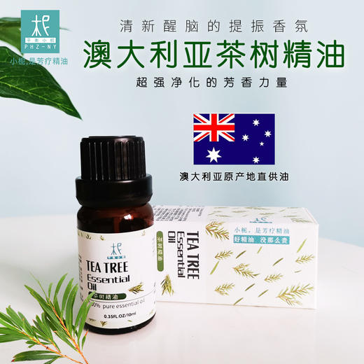 平衡小柅澳洲茶树精油单方纯精油愉悦心情呼吸养护扩香