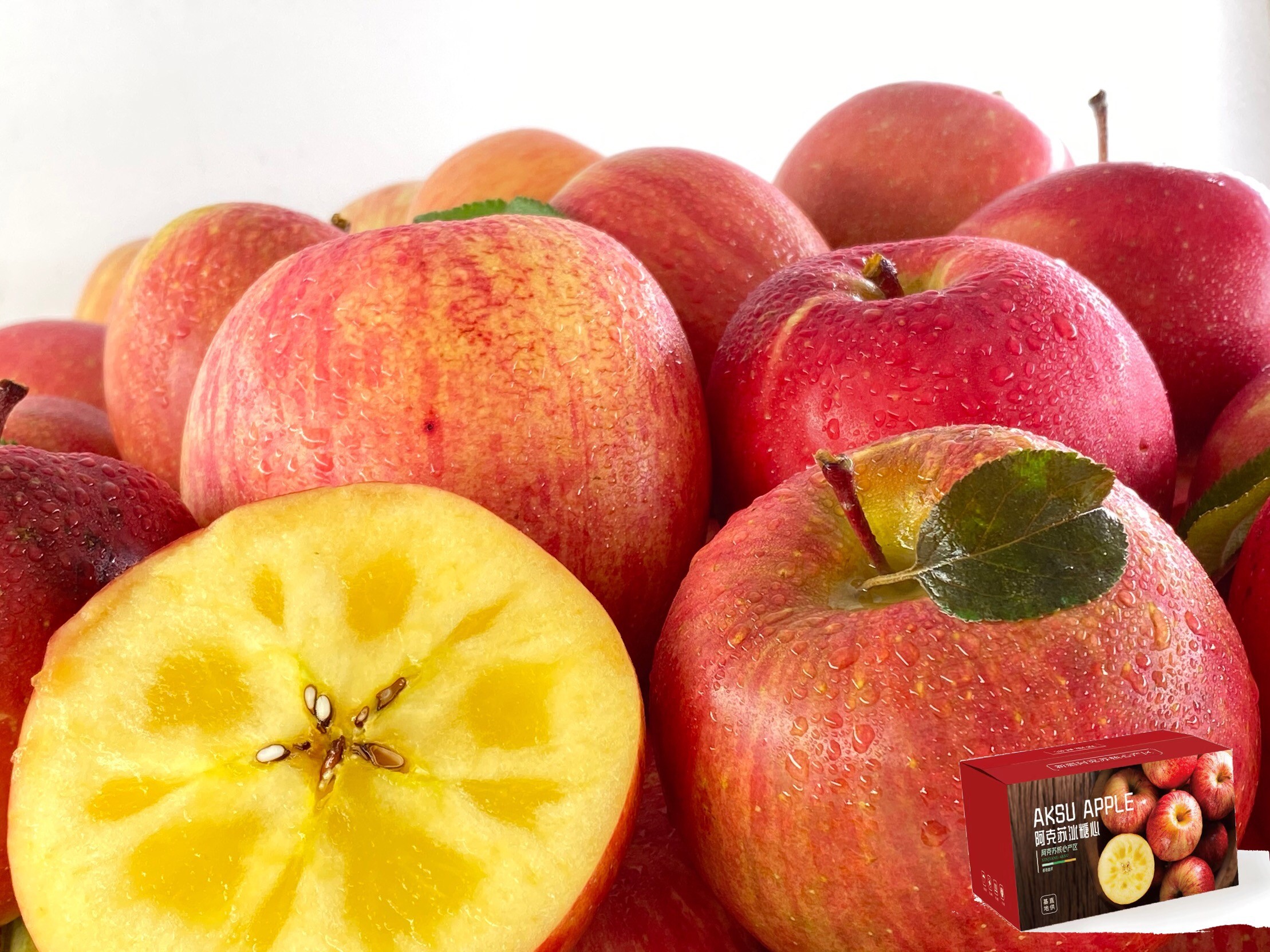 库尔勒一级香梨冰糖心苹果组合8斤装