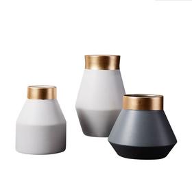 【装饰品】*北欧轻奢陶瓷花瓶现代简约陶瓷工艺品客厅花瓶摆件陶瓷家居装饰品