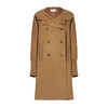 VIMAGE纬漫纪冬款时尚休闲拼接翻领宽松长款羊毛呢大衣女V1414003 商品缩略图4