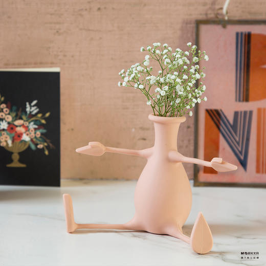 Peleg Design人偶形多变花瓶Florino 植物种植硅胶花瓶（不含花） 商品图2