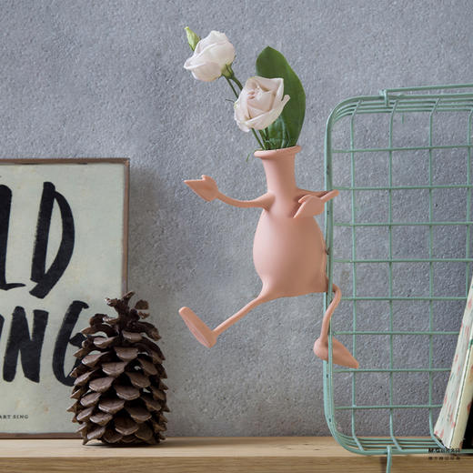 Peleg Design人偶形多变花瓶Florino 植物种植硅胶花瓶（不含花） 商品图4