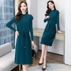 WZNH-XXM2141优雅气质修身显瘦针织两件套连衣裙 商品缩略图2