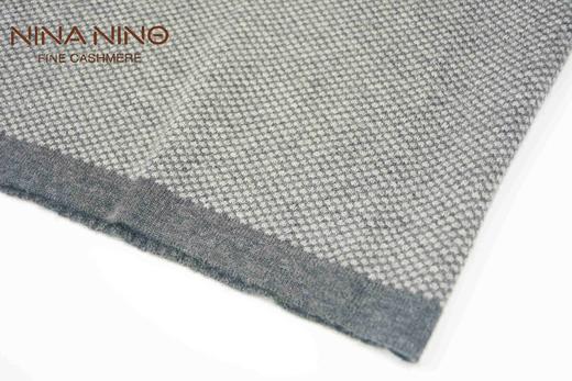 V领提花套背 酒红/灰色 商品图7