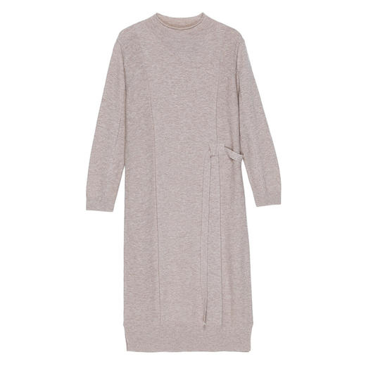 TZR-8AL-1619秋冬毛衣裙过膝长款配大衣的套头打底衫长裙羊毛衫 商品图4