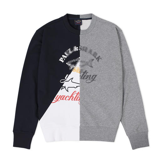 鲨鱼 新款拼色 纯棉 圆领卫衣 特惠 PSS88 商品图5