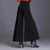 QZF-JYS1107秋冬新品时尚阔腿裤女高腰显瘦大裤脚甩裤显瘦九分百搭裤裙 商品缩略图3