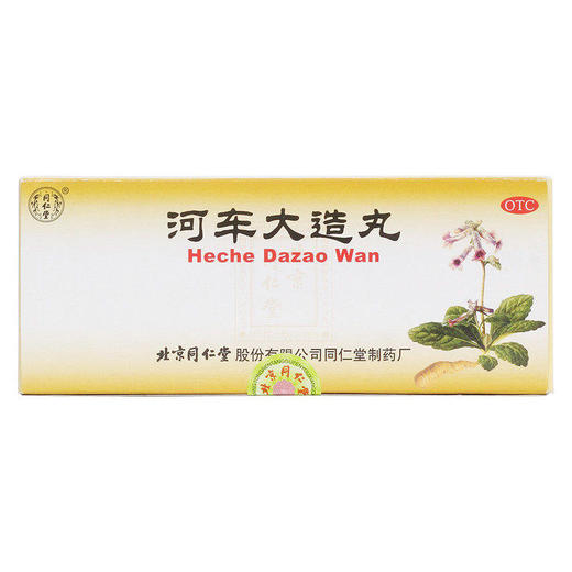 河车大造丸(同仁堂)9g*10丸