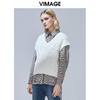 VIMAGE纬漫纪品牌女装冬季新款百搭显瘦遮肉无袖V领针织背心V1401002 商品缩略图1
