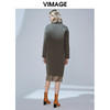 VIMAGE纬漫纪冬款洋气复古廓形直筒显瘦羊毛呢大衣女外套V1414013 商品缩略图3