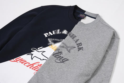 鲨鱼 新款拼色 纯棉 圆领卫衣 特惠 PSS88 商品图6