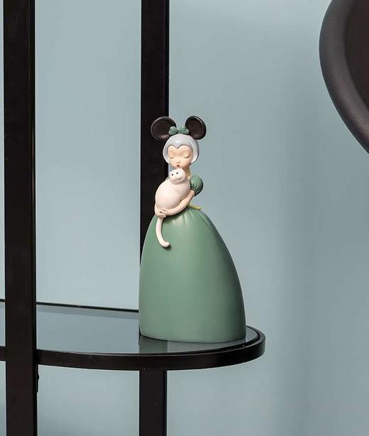 白夜童话/薄云的猫/中/绿色 商品图1