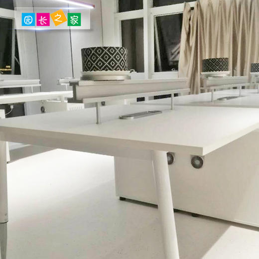 可定制办公家具桌无隔断生态板办公桌组 商品图1