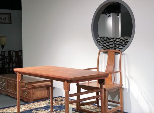 红桥红  家具严选  缅甸花梨（大果紫檀）  【138 拍卖款小书案两件套】 商品图4