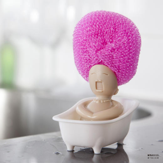 Soap Opera钢丝球座洗碗刷摆放造型厨具 商品图3