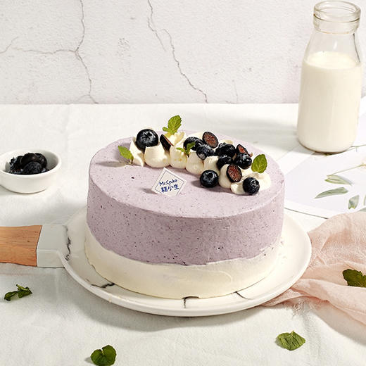 新款【莓你不行】蓝莓鲜奶蛋糕-在以后的日子里不能没有你（福州） 商品图0