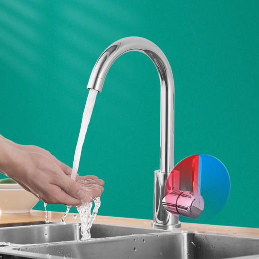 TY：3934不锈钢转轴冷热菜盆 电镀 商品图2