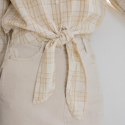 NUTS春秋季新品纯色时尚优雅气质衬衫131013032 商品图5