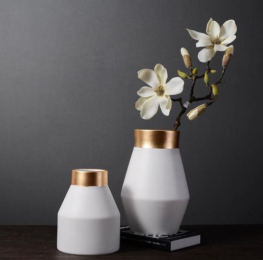 【装饰品】*北欧轻奢陶瓷花瓶现代简约陶瓷工艺品客厅花瓶摆件陶瓷家居装饰品 商品图2