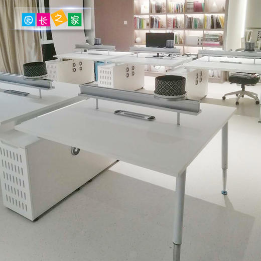 可定制办公家具桌无隔断生态板办公桌组 商品图3