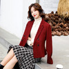 WZNH-HMG7713时尚气质修身粗花呢小西装格纹鱼尾裙套装 商品缩略图4