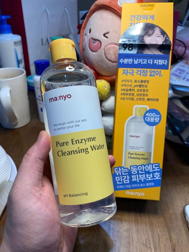 韩国直邮 Manyo魔女工厂 酵素卸妆水温和低刺激弱酸性PH平衡400mlJPY带授权招加盟代理