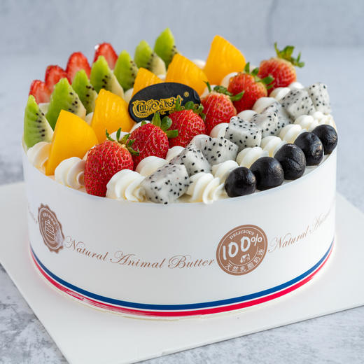 乳脂奶油蛋糕  香浓奶油和新鲜水果搭配 生日蛋糕 乳脂奶油蛋糕06 商品图1