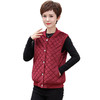 LH-5852秋冬短款无袖小棉袄坎肩四五十岁中年妈妈棉马甲 商品缩略图1
