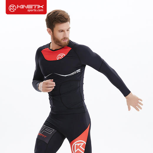 KINETIK 大K VELOCITY长袖压缩衣 越野 路跑 健身 商品图8