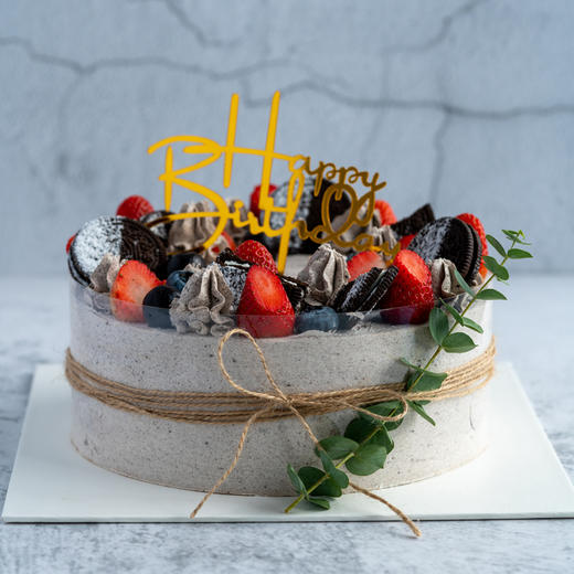 牛奶奶油蛋糕06 水果蛋糕  草莓蓝莓 大理同城送 商品图2