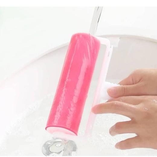 【可反复水洗数万次】大号粘毛器粘毛滚筒粘尘纸滚刷衣物器清洁刷 商品图6