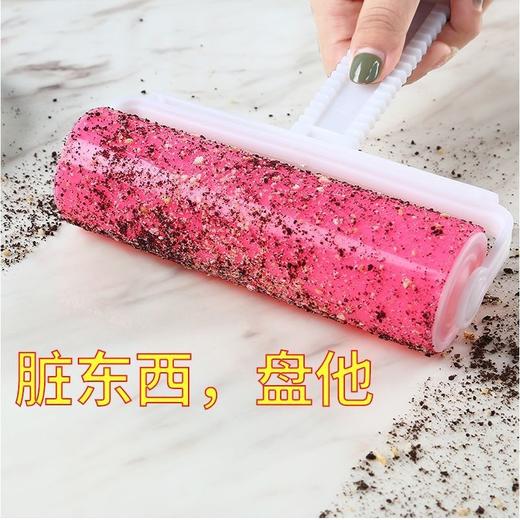 【可反复水洗数万次】大号粘毛器粘毛滚筒粘尘纸滚刷衣物器清洁刷 商品图7