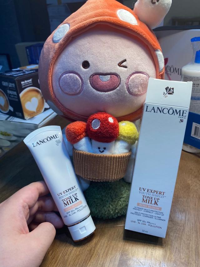 Lancome 兰蔻 妆前隔离牛奶素颜霜 Tone Up Milk rosy bloom 50mlJPY带授权招加盟代理