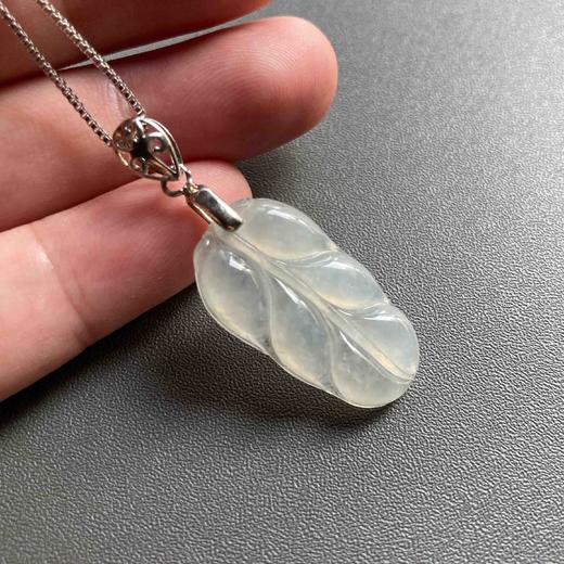 6号冰种翡翠叶子 商品图0