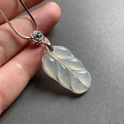 2号冰种翡翠叶子 商品图6