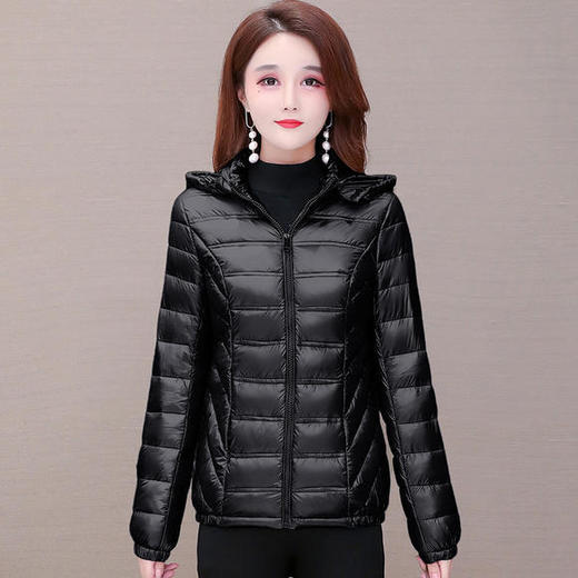 YWE-5221羽绒棉短款修身显瘦轻薄保暖棉服 商品图1