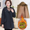 NP-棉衣女中长款2020新款妈妈冬装棉服外套中年女秋冬加绒棉袄 商品缩略图3