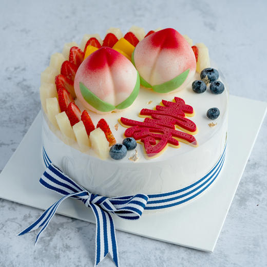 祝寿蛋糕 祝寿牛奶奶油蛋糕10 牛奶奶油 商品图2