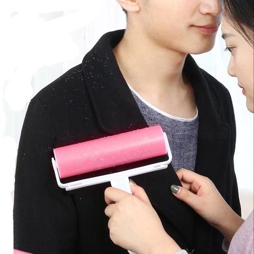 【可反复水洗数万次】大号粘毛器粘毛滚筒粘尘纸滚刷衣物器清洁刷 商品图3