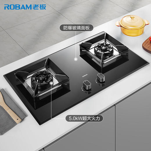 老板Robam 27A7+57B2+S273+R073侧吸家用吸油烟机燃气灶具蒸箱烤箱套 商品图4