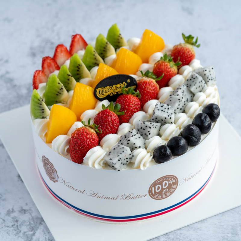 乳脂奶油蛋糕  香浓奶油和新鲜水果搭配 生日蛋糕 乳脂奶油蛋糕06