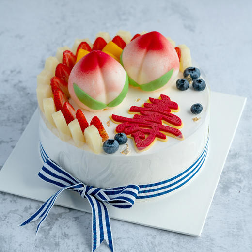 祝寿蛋糕 祝寿牛奶奶油蛋糕10 牛奶奶油 商品图1