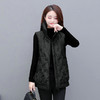 YWE-JL20B18羽绒棉时尚加厚保暖绣花马甲棉服 商品缩略图1