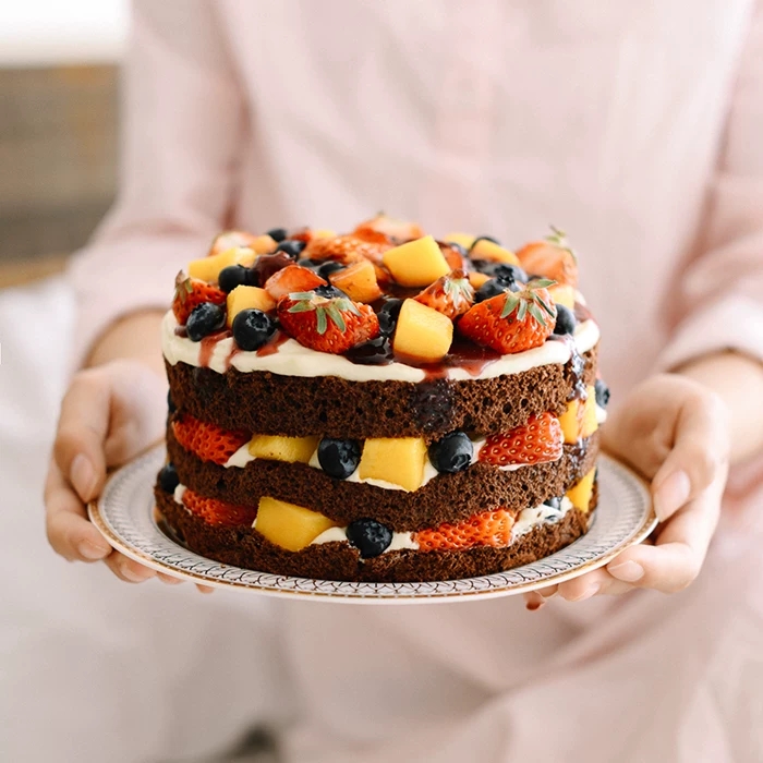 嗨森蛋糕——莓果裸蛋糕