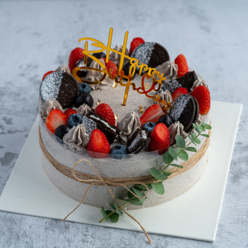 牛奶奶油蛋糕06 水果蛋糕  草莓蓝莓 大理同城送