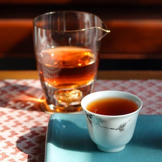 新品2020莲心九宫格古树熟茶 150克*2盒 天威德成石昆牧老师定制 商品图5