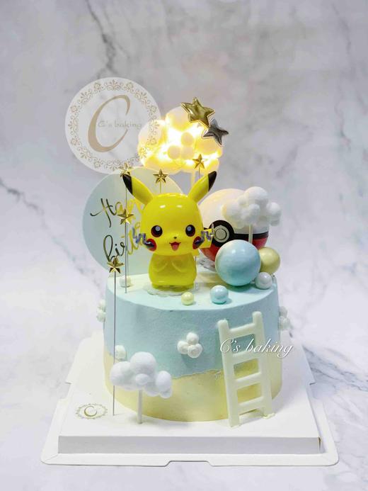 宠物小精灵 比卡超/比卡丘/精灵球 场景A款 忌廉蛋糕（默认自提，收费配送请联系客服） 商品图1