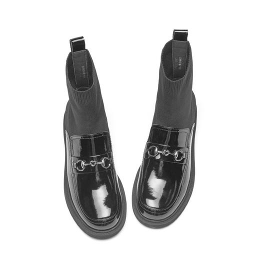 西村名物秋冬新款时尚拼接弹力靴X20DS41611 商品图1